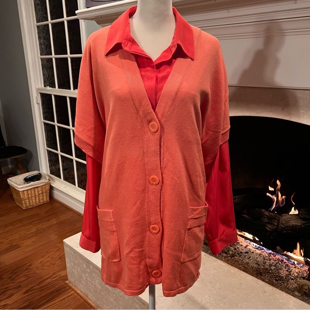 Chico’s oversized sweater vest size large